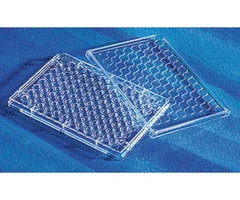 Corning™ Microplacas de poliestireno transparente de 96 pocillos, 360 µl, con tapa 1*50 - Corning - Filtración de muestras - Placas de filtración de 96 pocillos - Preparación de muestras - 3596-0