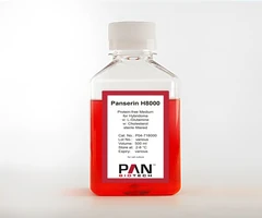 Panserin H8000, Protein-free Medium for Hybridoma, w: L-Glutamine, w: Cholesterol 500 ml - PAN BIOTECH - Sueros