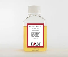 Human Serum off the clot, sterile filtered 500 ml - PAN BIOTECH - Sueros