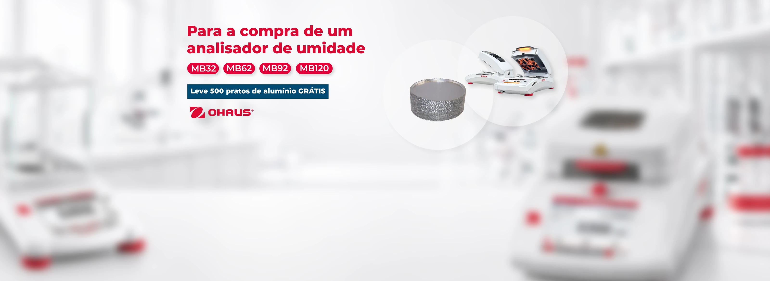 Promo Ohaus Analizadores de Humedad